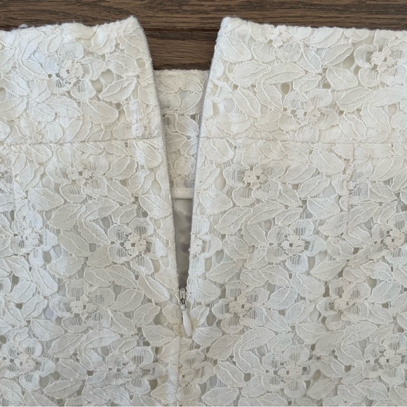 Forever 21 Lace Mini Skirt - Ivory Off-White - Picture 4 of 9